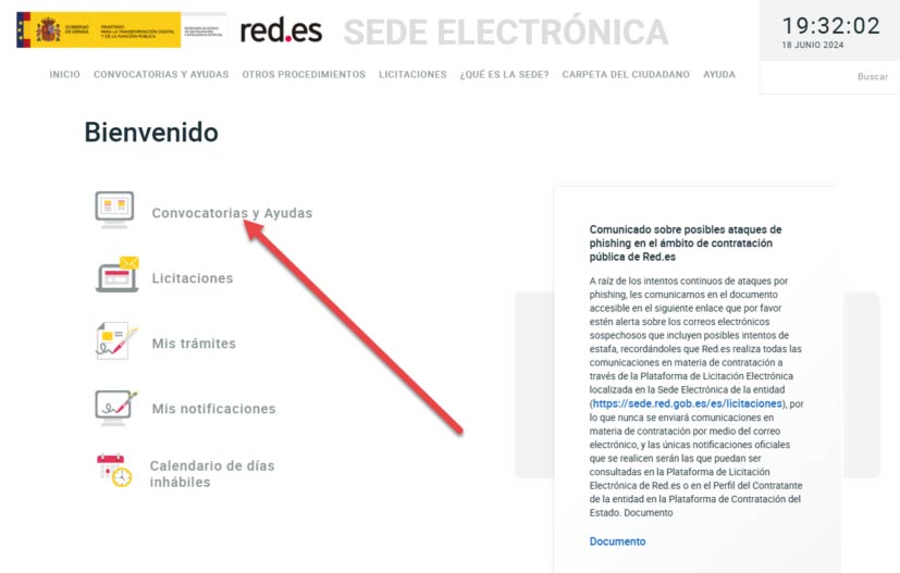 Bono Ampliacion Convocatorias y AYudas